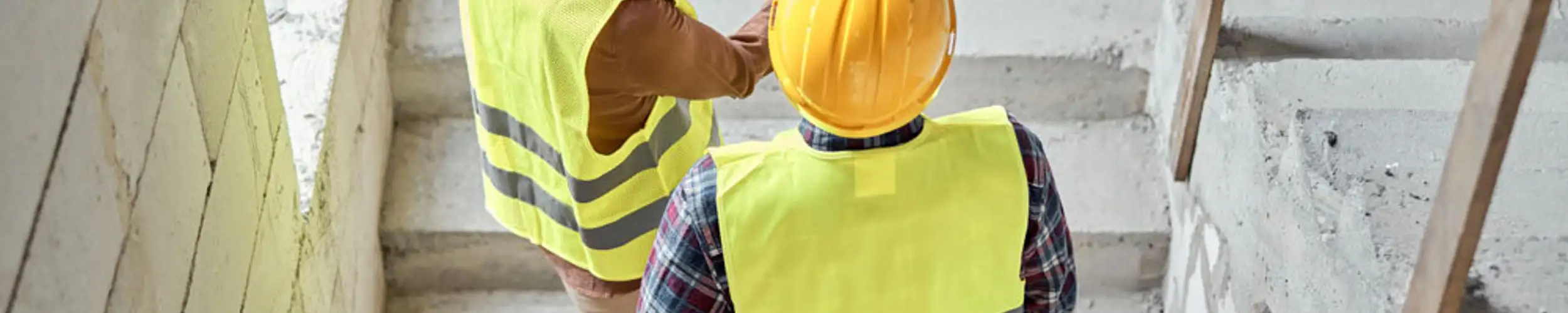 workers having a discussion