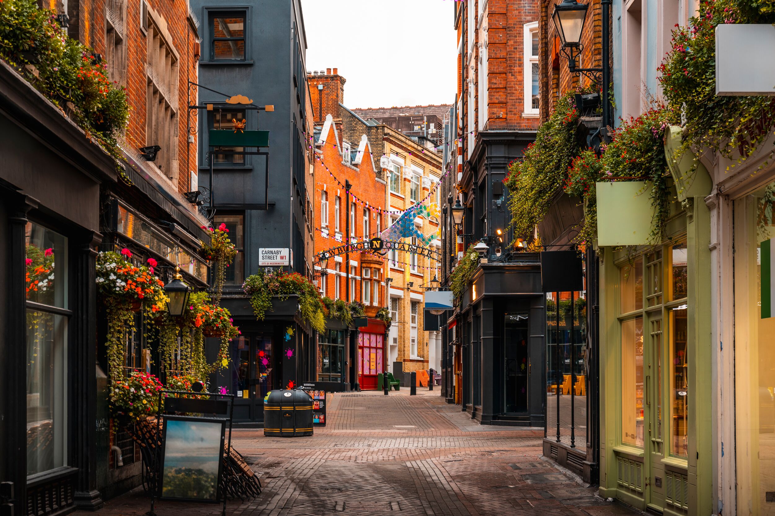 Carnaby street in London.