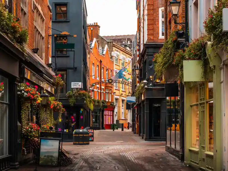 Carnaby street in London.